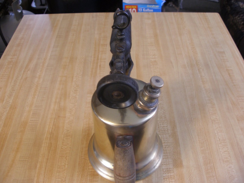 Vintage Brass Miners Hand Torch