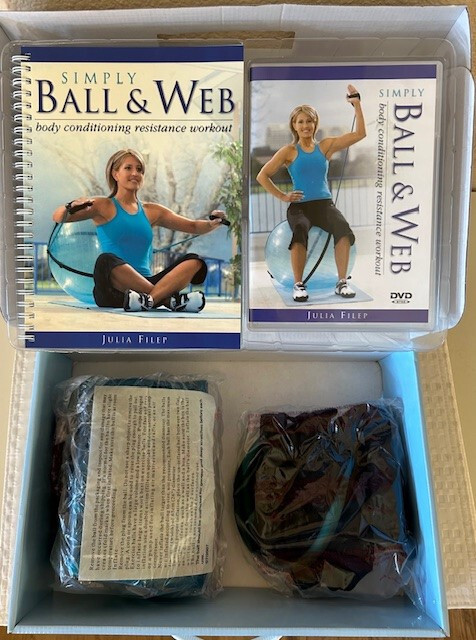 Julia Filep Complete Ball & Web Body Conditioning Resistance Workout Book & DVD