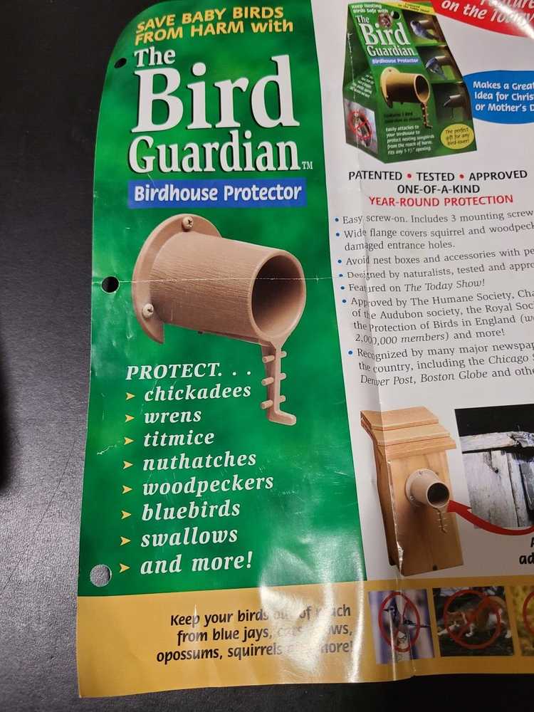 Bird Guardian Birdhouse Protector 3.75"