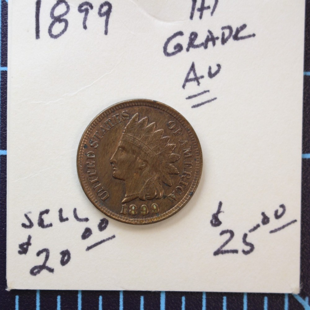 1899 & 1900 Indian Head Cents - High Grade