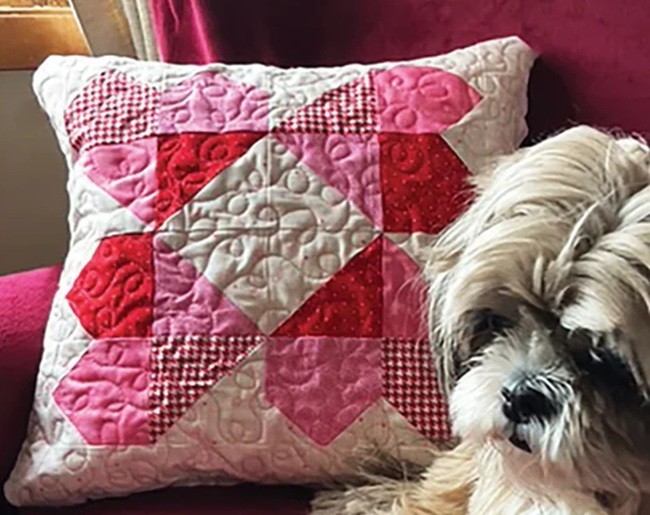 Happy Hearts Pillow Quilting Pattern