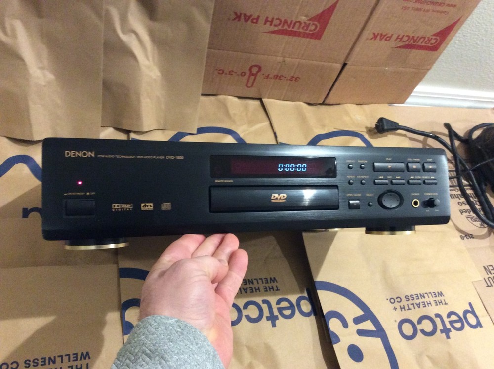 Denon DVD-1500 DVD Player Tested NO REMOTE