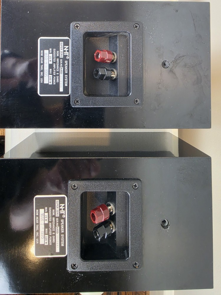Vintage NHT SuperZero Bookshelf Speakers (Matched Pair)