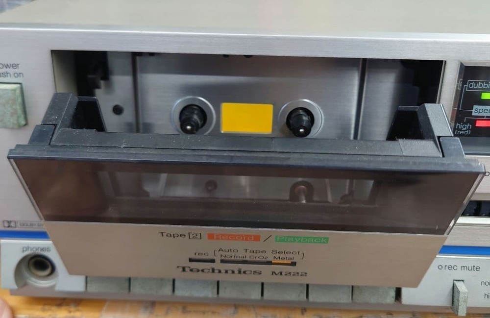 Technics RS-M222 Cassette Deck Tested Playback Working Vintage Used From Japan