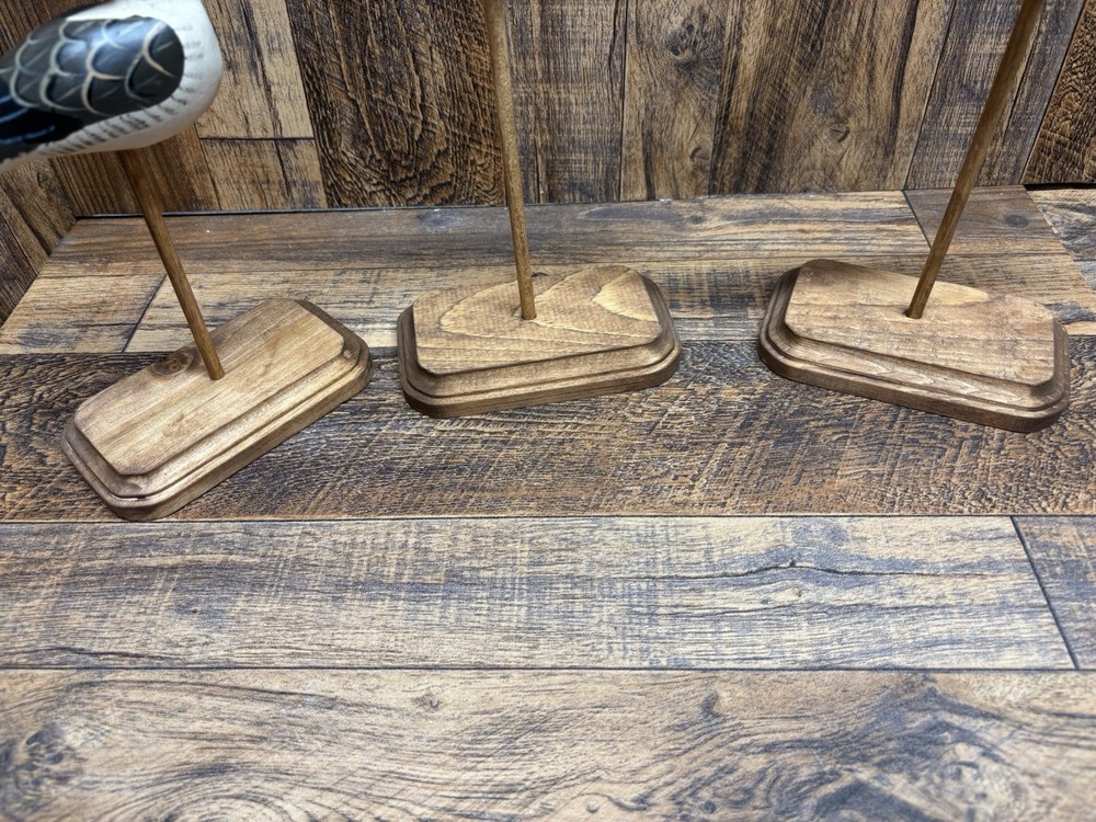 3-Longer Squared Shorebird Stands. Group 31#