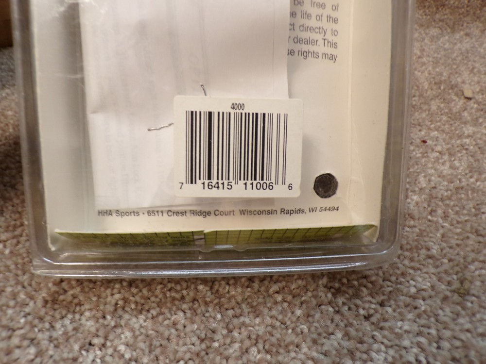 Vintage NOS HHA Optimizer 4000 Archery Bow Sight, Scope