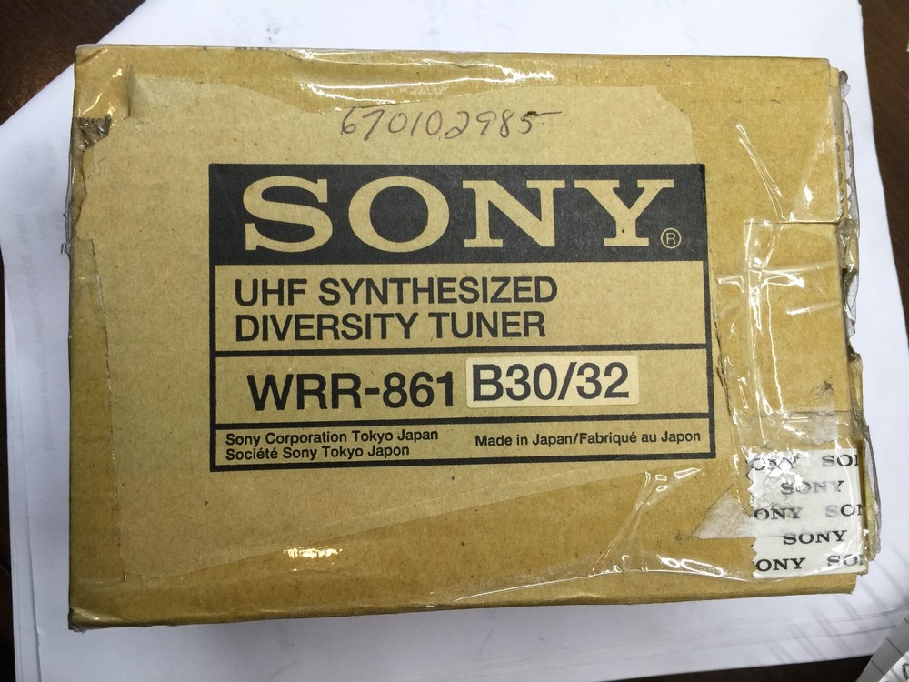 Sony WRR-861 Portable Diversity UHF Receiver