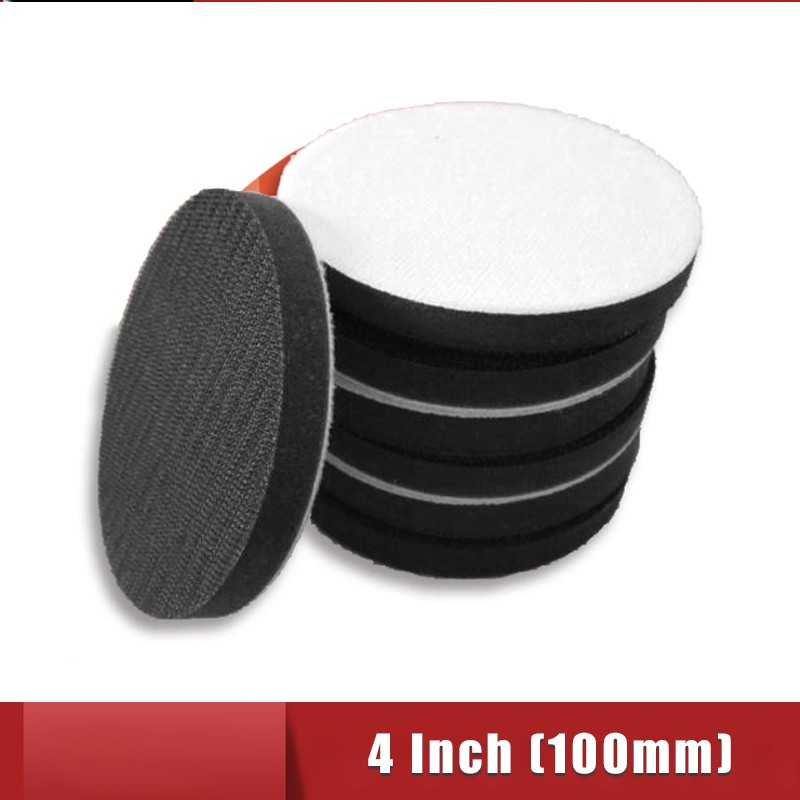 4 Inch 100mm Soft Sponge Cushion Interface Buffer Backing Pads For Sanding Pad