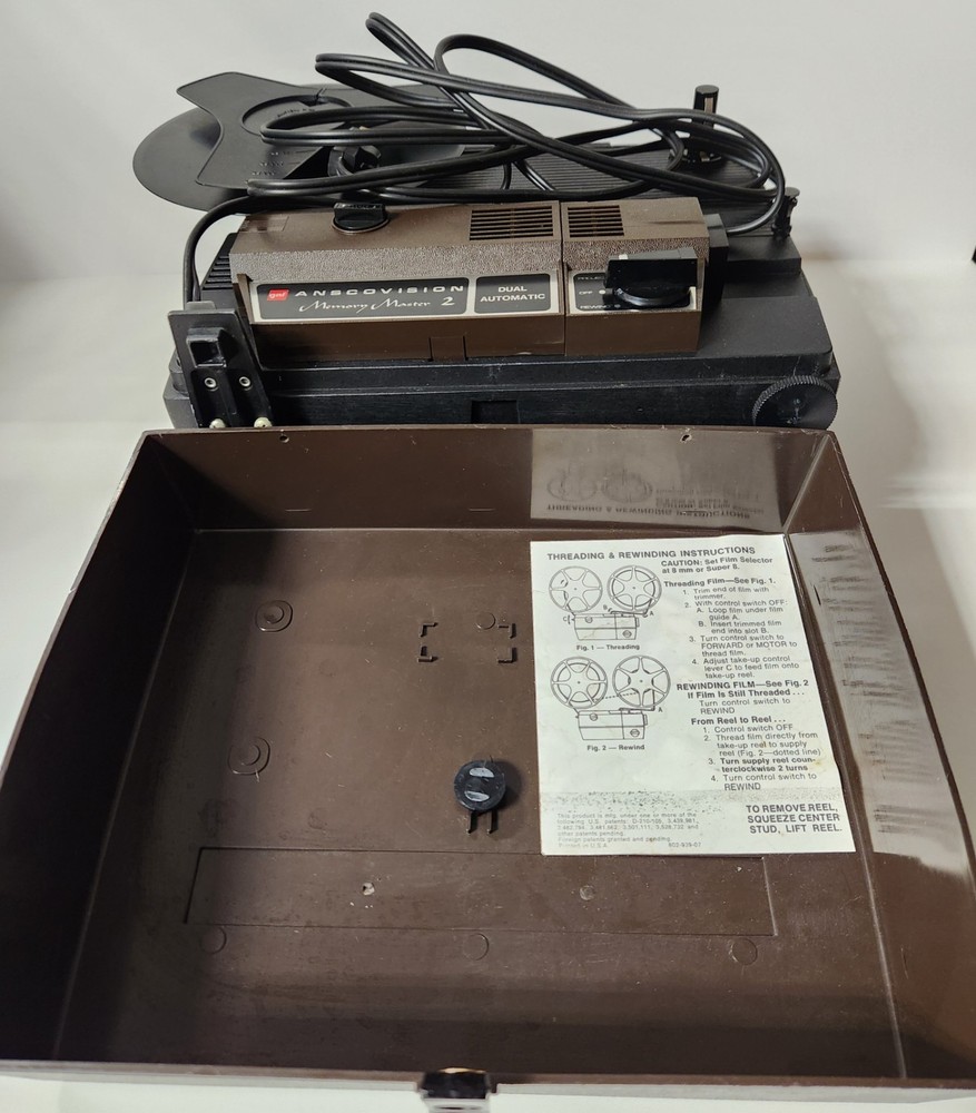 Gaf Anscovision Memory Master 2 8mm Projector (Model 438-M2)