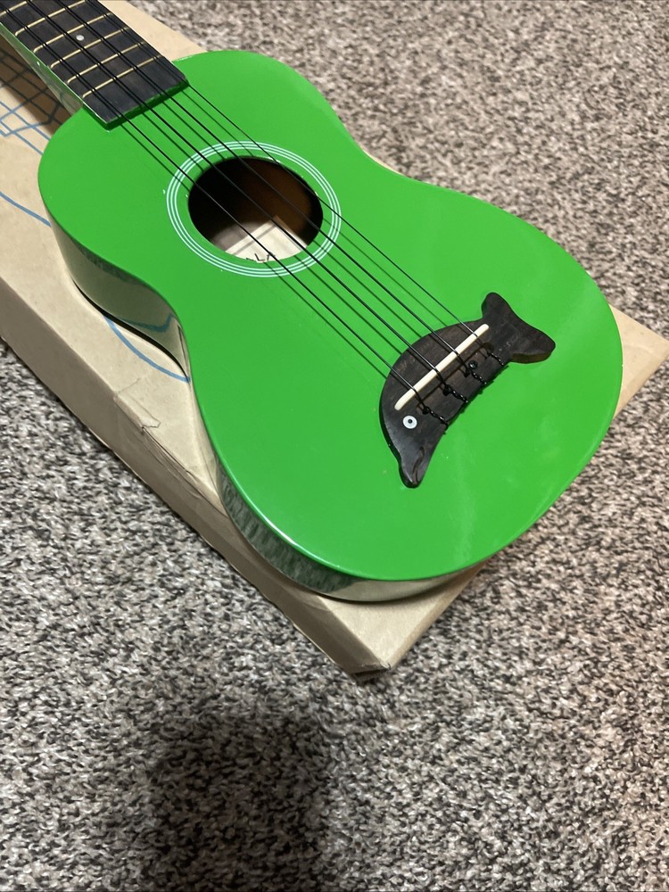 Kala Soprano Dolphin Ukulele - Green