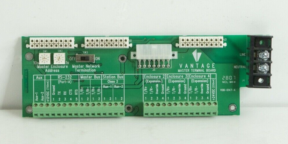 Vantage Master Terminal Board VDB-0147 j574