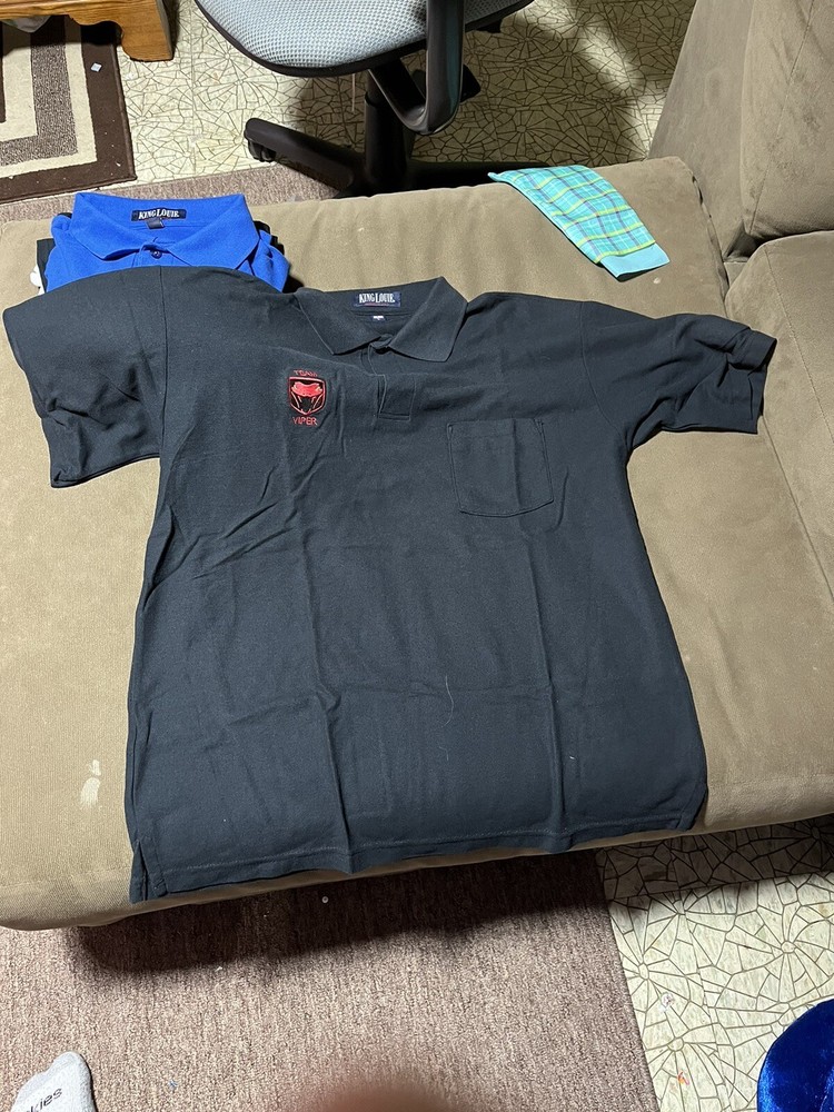 CAAP Black viper Polo Shirt Size Large