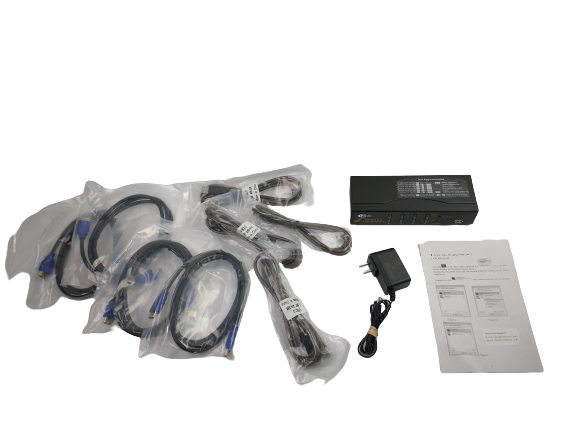 CKL CKLau 94H2, 4 Port KVM Switch