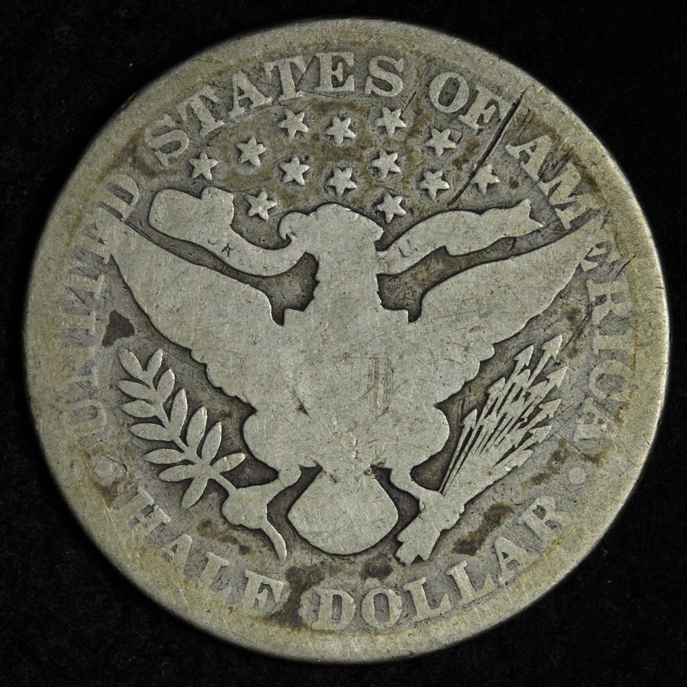 1893 Barber Silver Half Dollar VG E300 SGEX