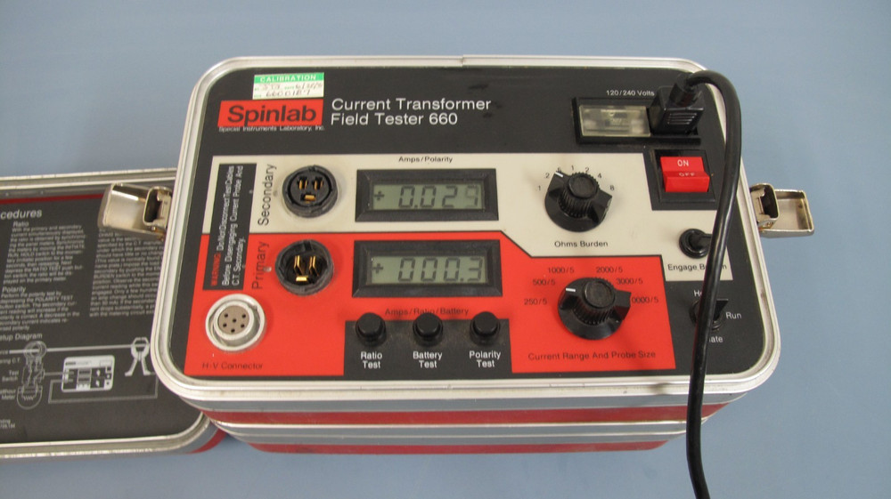 Spinlab Current Transformer Field Tester 660