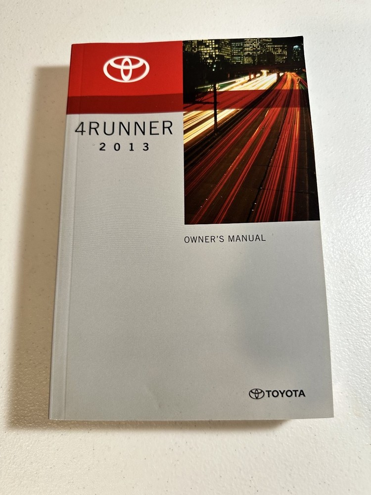 2014 Toyota 4Runner Owners Manual