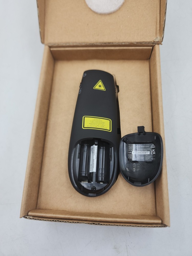 Kensington Expert Wireless Presenter with Green Laser Pointer and Cursor Control