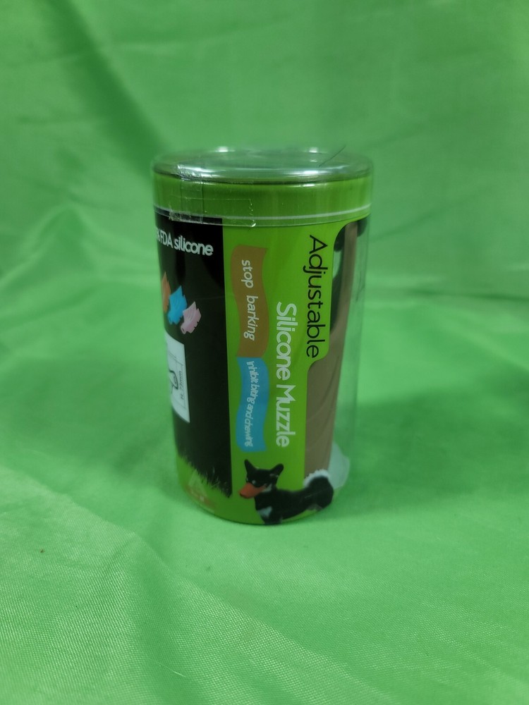 100% Adjustable FDA Silicone Medium/Small Dog Muzzle Stop Barking Comfortable