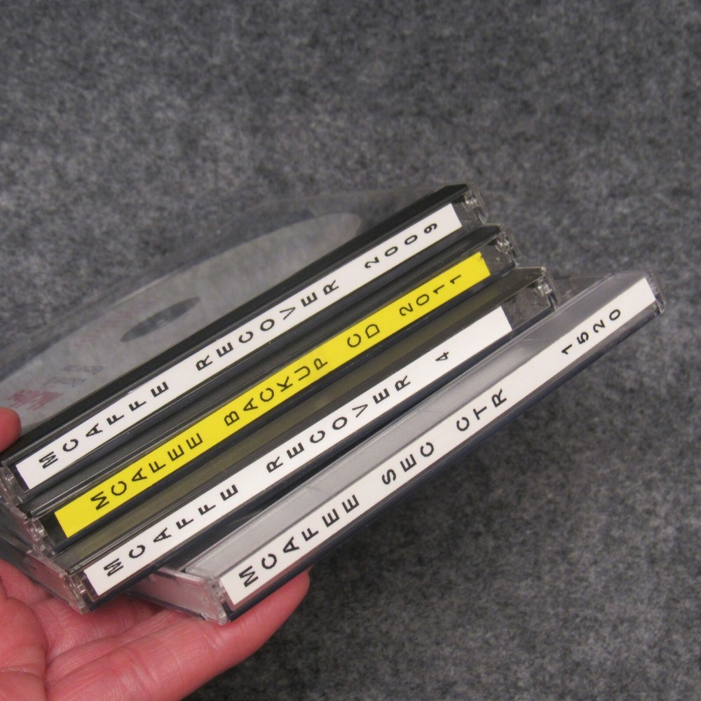 4 McAfee Software CD Discs Discover Recover Security Center Backup Installation