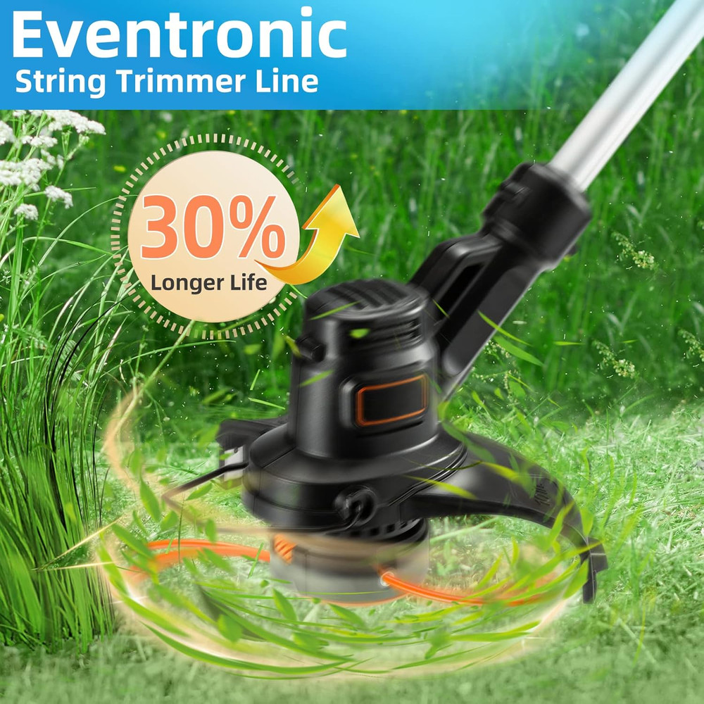Weed Eater String, 080 String Trimmer Line of 416-Feet, Heavy Duty Weed Wacker S