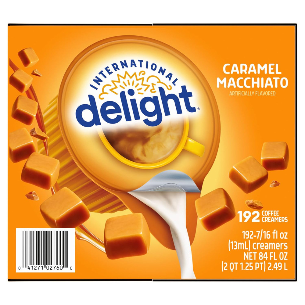 Coffee Creamer Singles, Caramel Macchiato, 192 Count