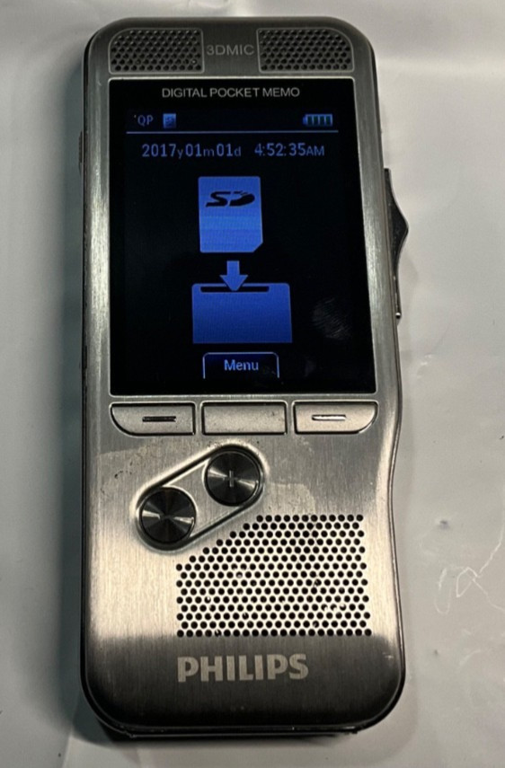 Philips DPM-8000 Digital Pocket Memo - Silver