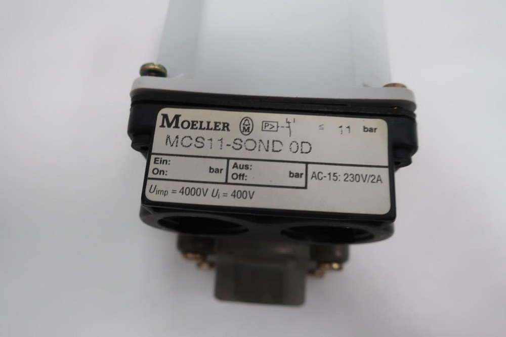 Moeller MCS11-SOND-0D Pressure Switch 2a 11bar 230v