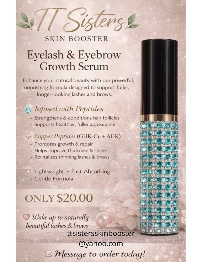 TT sisters Eyelash Or Eyebrow Serum . Test Study , With Postive Results