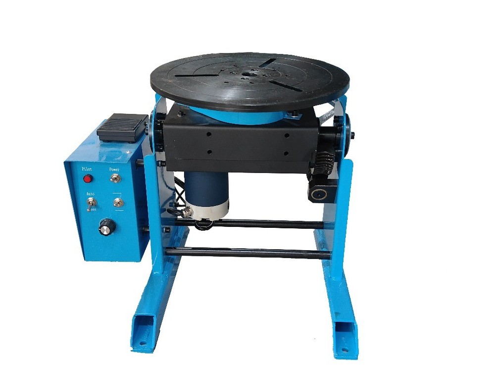 Automatic Welding Positioner 30kg Compact Welding Rotating Workbench Positioner