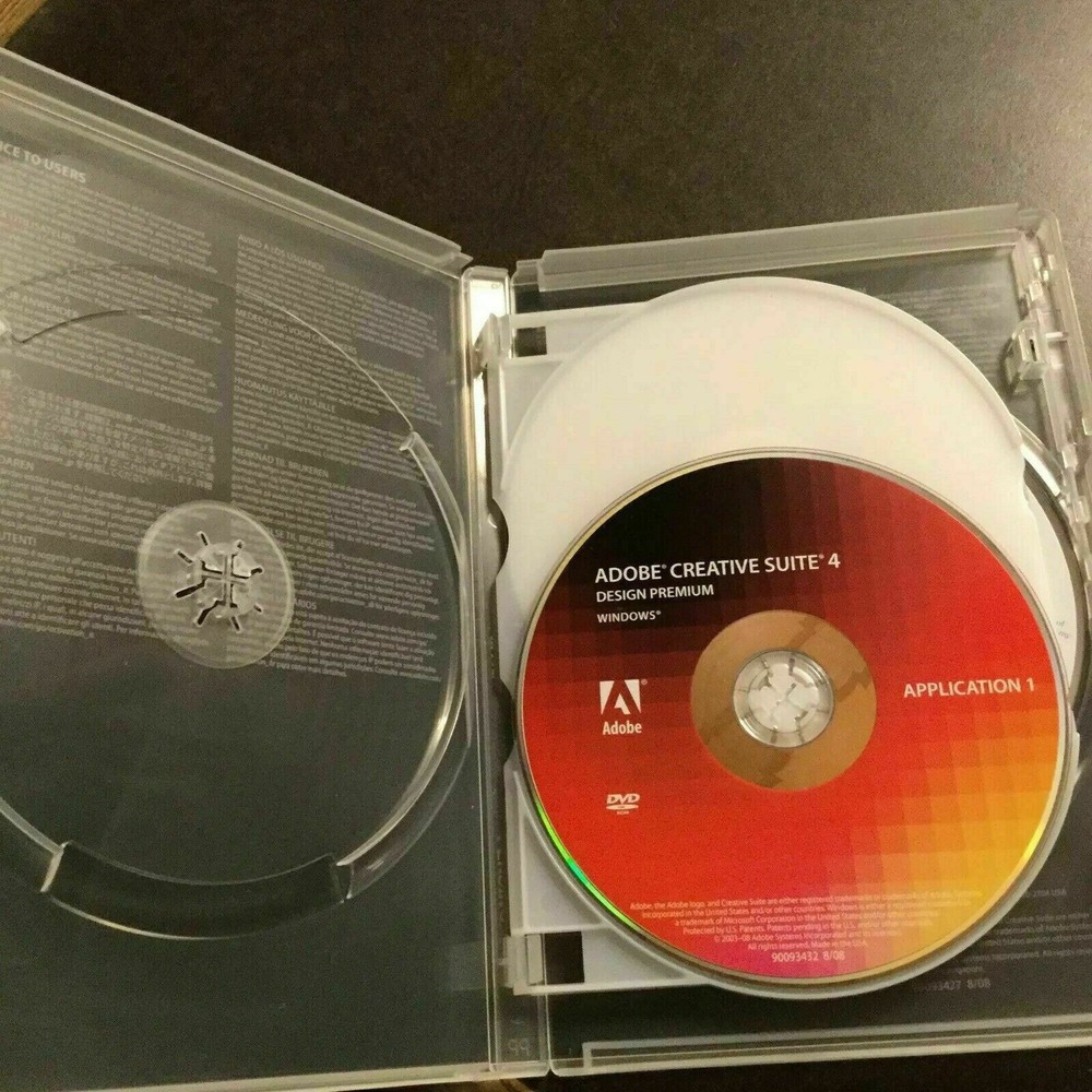 Adobe CS4 Design Premium Windows Photoshop Illustrator Indesign Acrobat 9 Pro