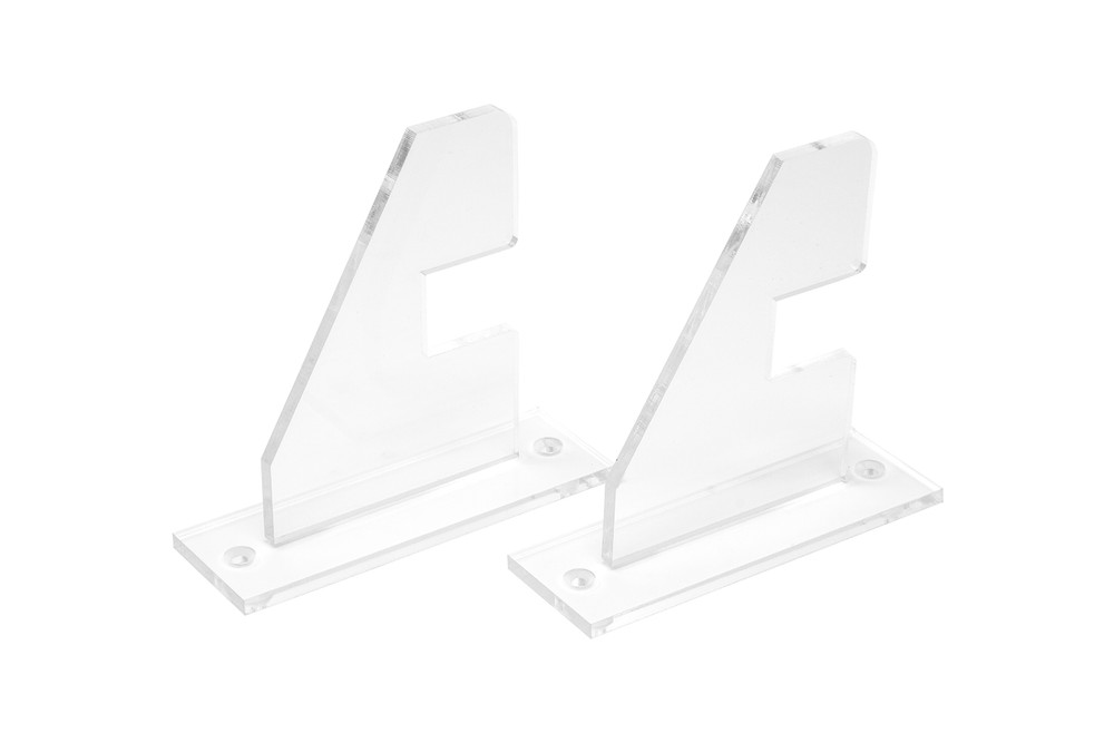 Clear Acrylic Horizontal Sword Wall Mount Brackets for 1" wide Sword (A062A)