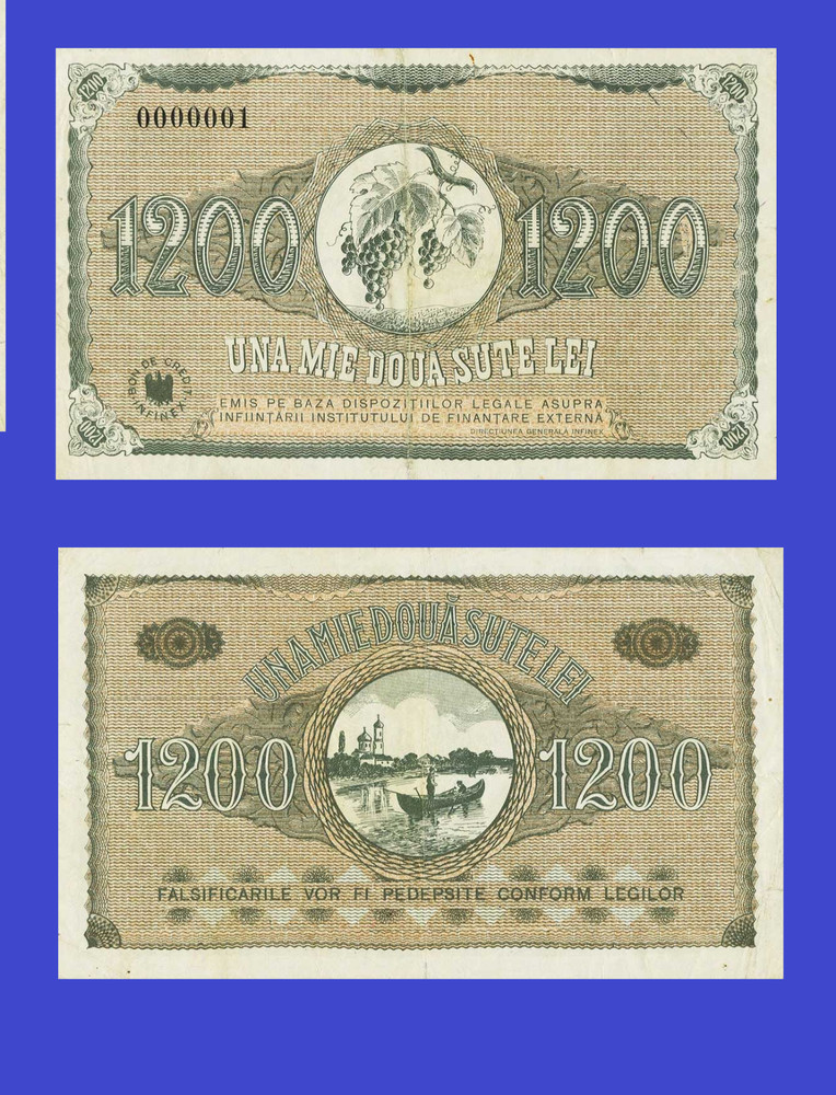 ROMANIA romania 1200 lei 1941  +- Copy