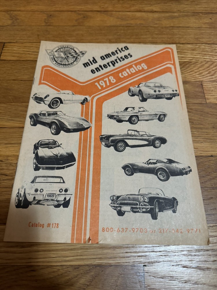 Mid America Enterprise Corvette 1978 Catalog #178