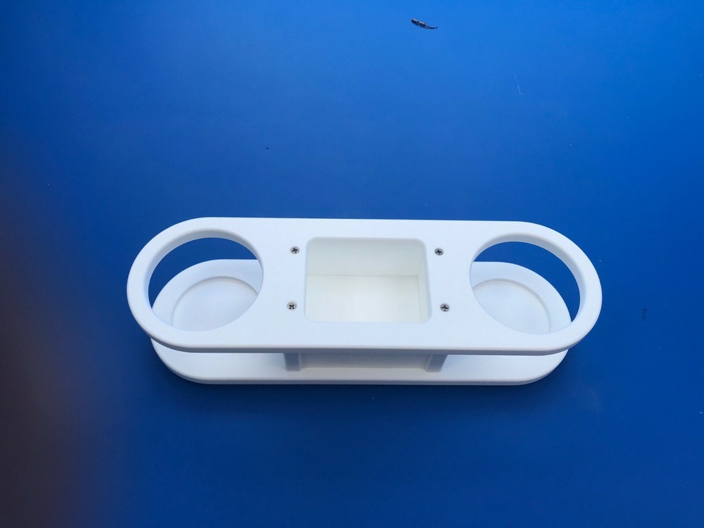 Marine Boat 2 Cup Holder Cupholder & Storage Box Starboard