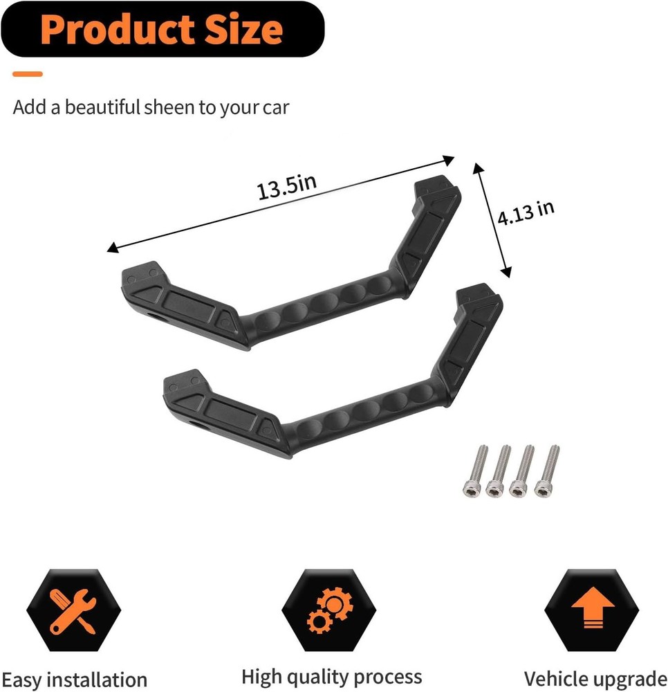 Rear Grab Handles Roll Grip Handle Bar Metal Interior