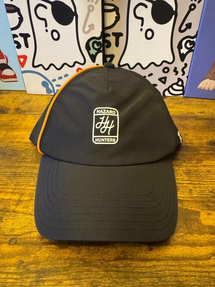 Hazard Hunters Shield Cap Golf Hat Black One Size