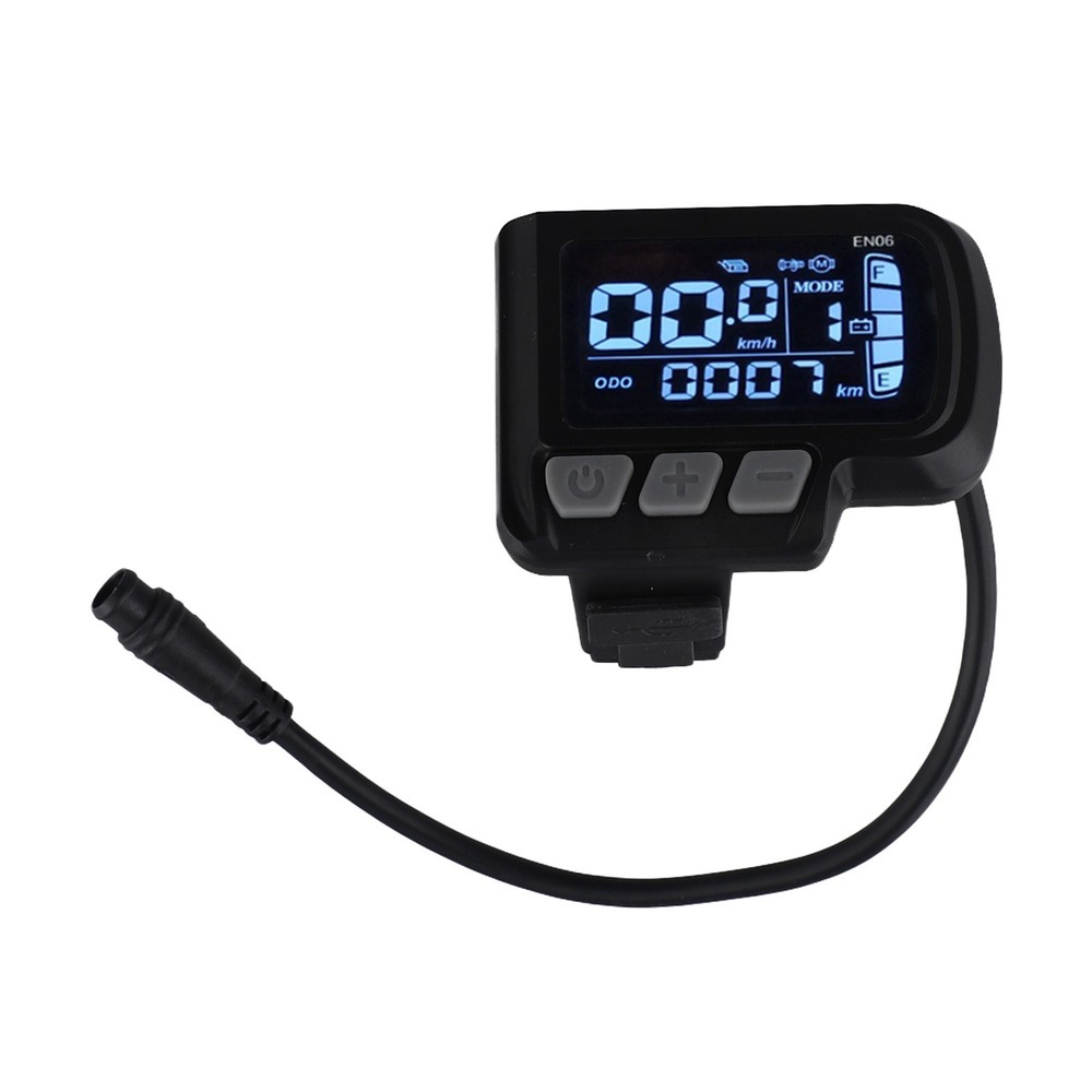 E Bike Handlebar Mounted LCD Display with Waterproof Design and Features
