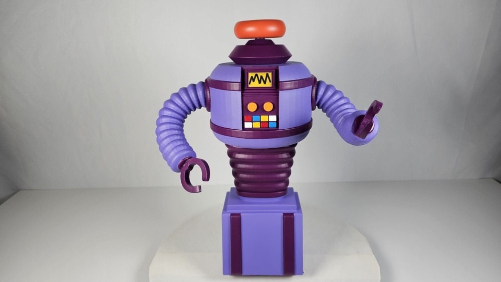 Lost In Space ANIMATED CARTOON ROBOT 3D Printed 12"