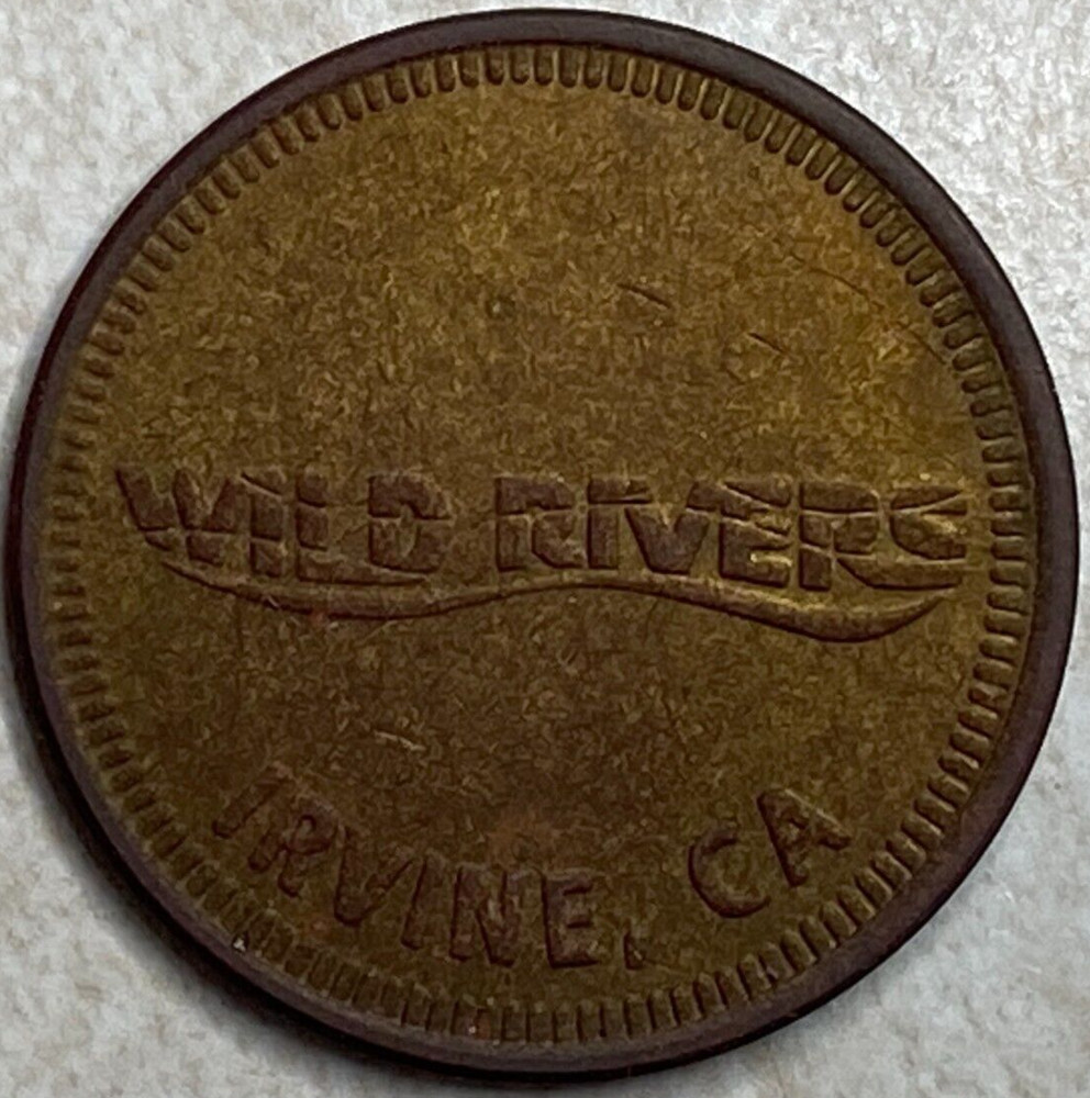 Wild Rivers Irvine CA Slot Arcade Trade Token T2391