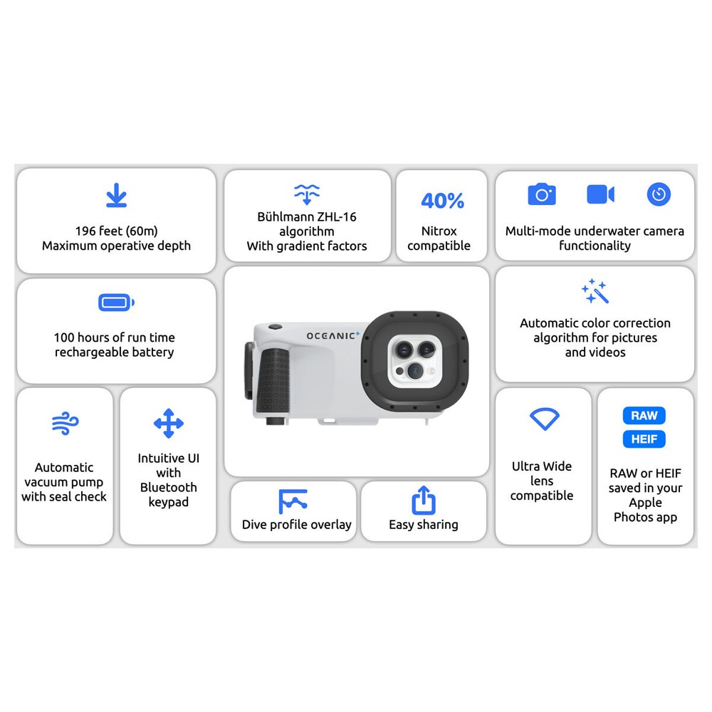 OCEANIC Oceanic+ Dive Housing (04.1900)
