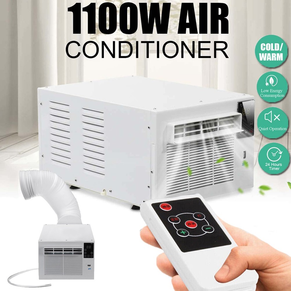 Portable 1100W Refrigerated Air Conditioner Cooler & Warmer With Timer Remote US