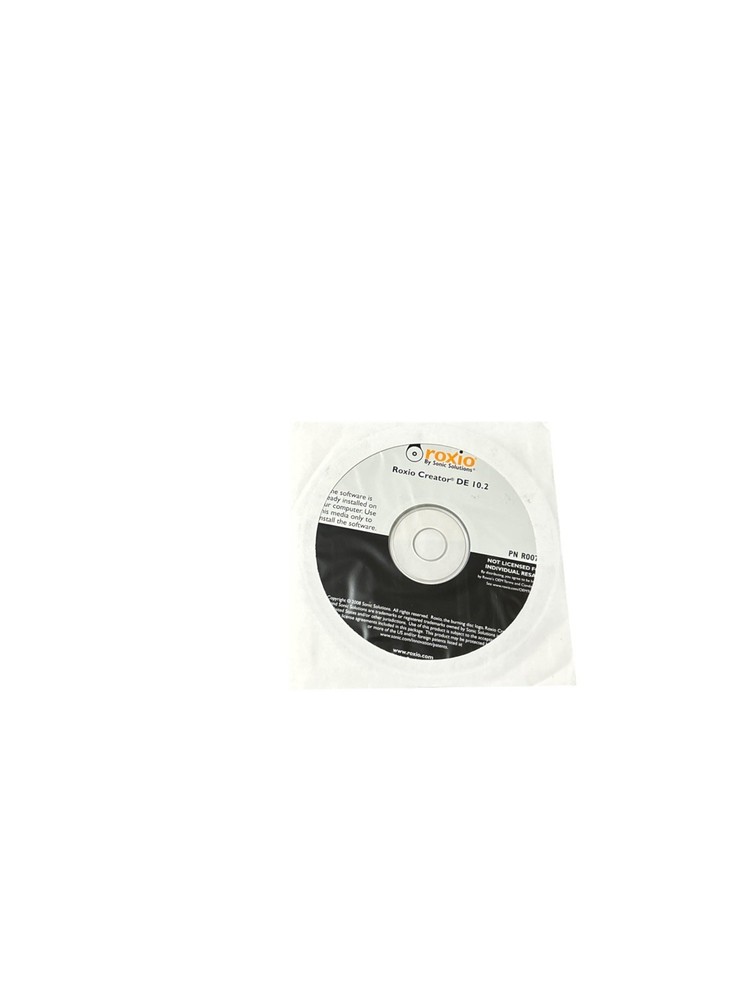 Roxio Creator DE 10.2 Sonic Solutions Installation Disk New Sealed