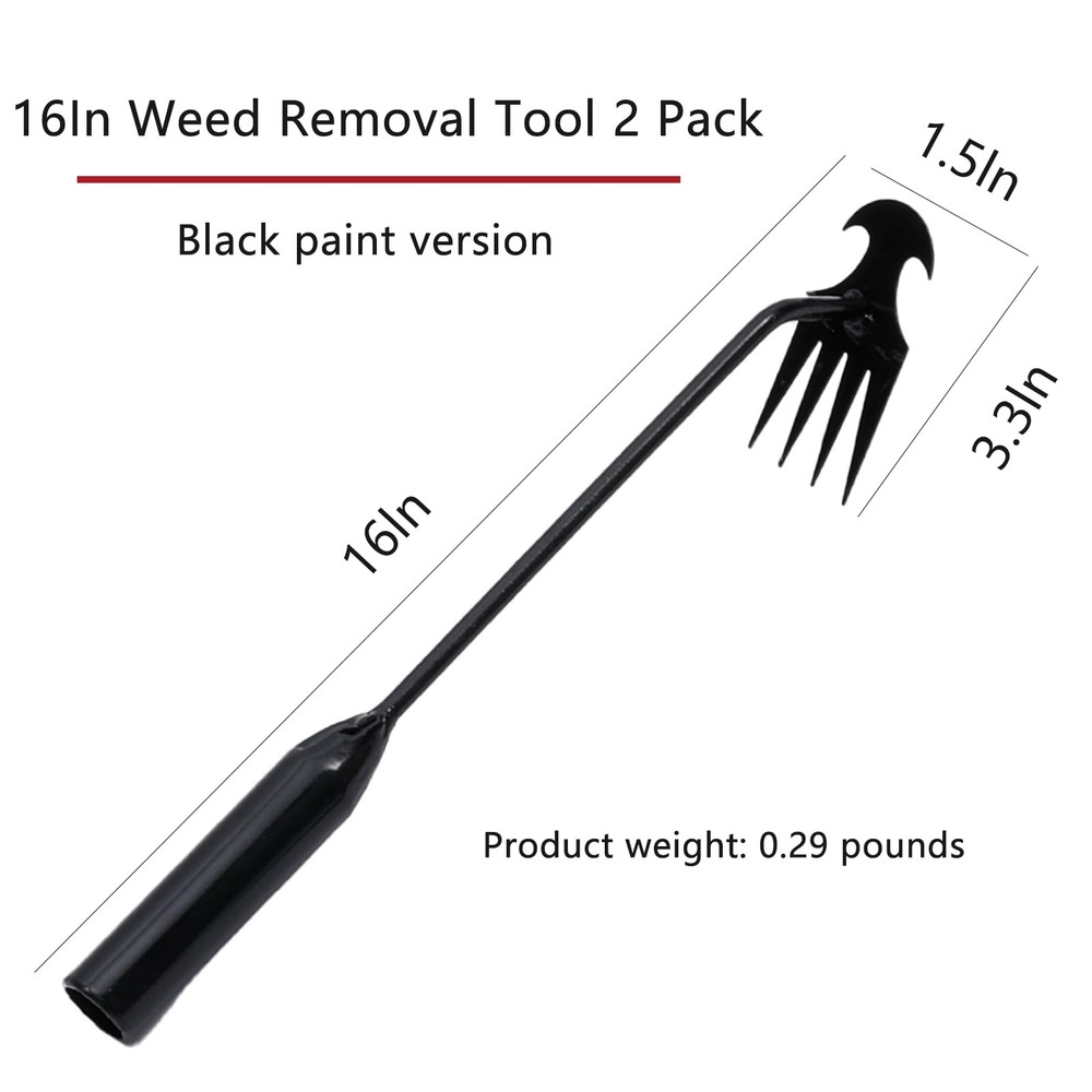 Weed Puller Tool Garden Weed Pulling Tool, Portable Garden Weeder Tool Uproot...