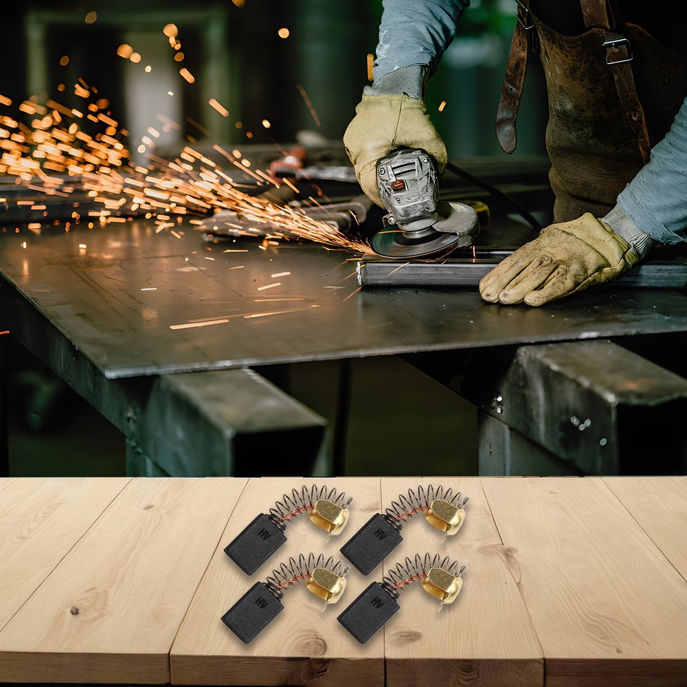 Reliable Performance Carbon Brushes For DWP849 For Angle Grinder 4 Pack