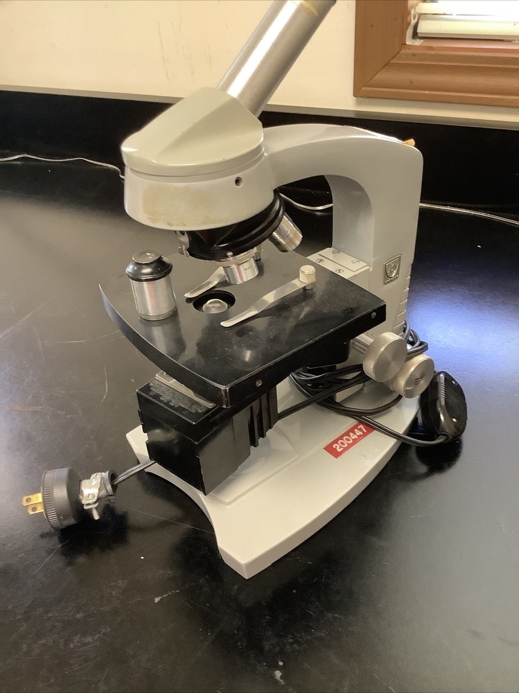 American Optical AO Spencer Microscope w/ 3 Objective Lens