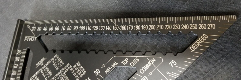 Thanksky Triangular Rule Professional 30cm 12" Measuring Tools Angle Frame