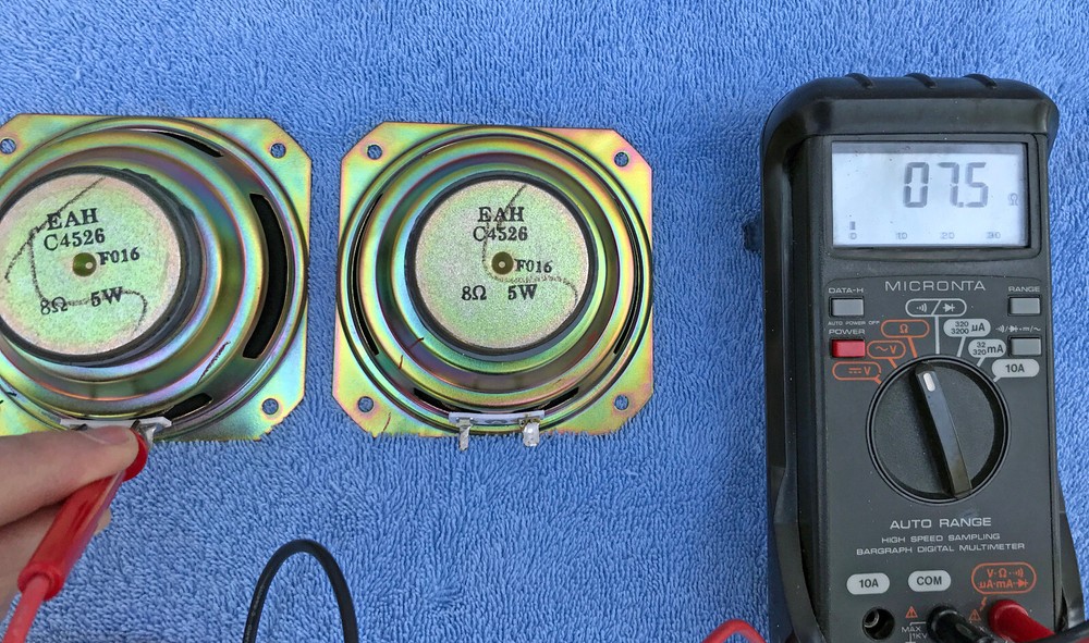 EAH C4526 4" Reverse Rolled Speakers -lot of 2