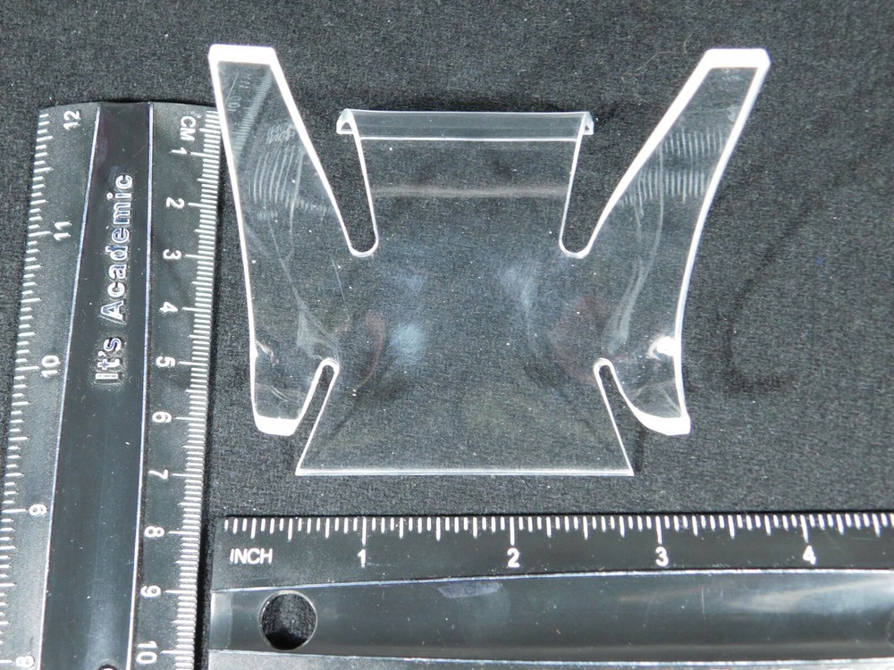 Easel Display Stand Medium Sized Clear LUCITE