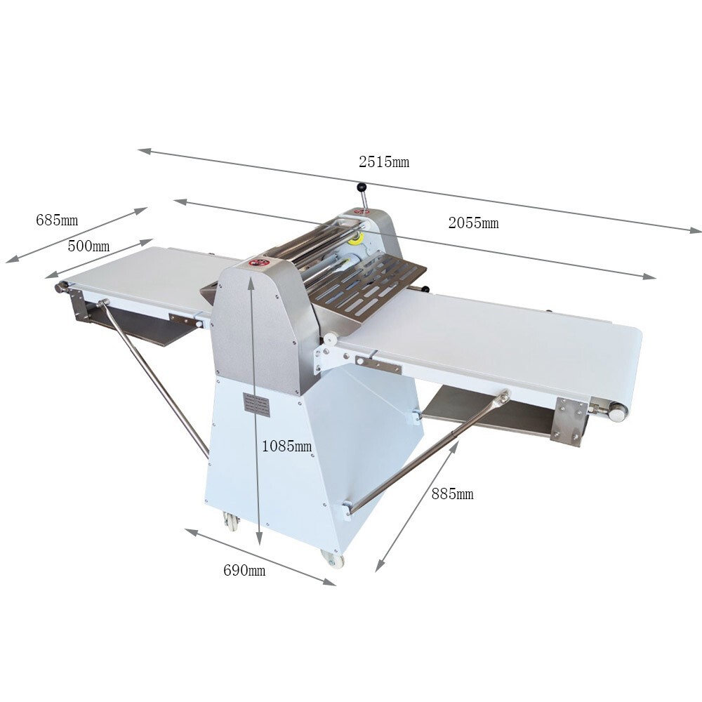 Reversible Commercial Dough Sheeter Press Roller Machine Pastry Sheet Machine