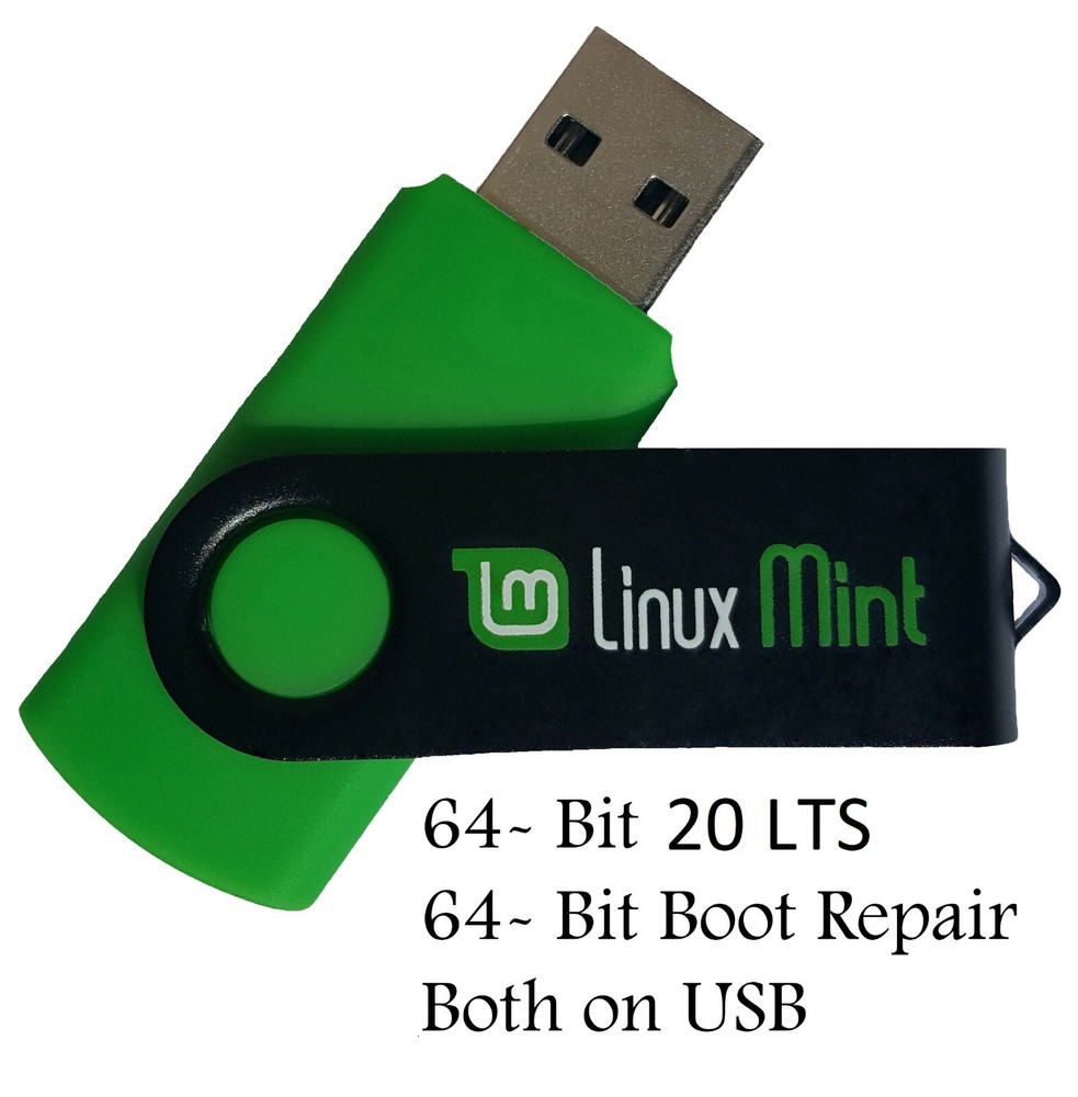 Linux Mint 20 LTS 64 Bit Bootable 8GB USB Flash Drive And Install Guide